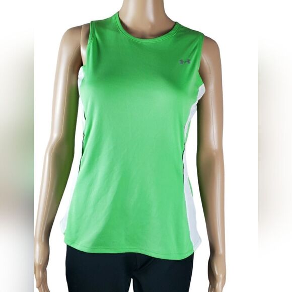 Under Armour Green & White Tank Top - Picture 1 of 6